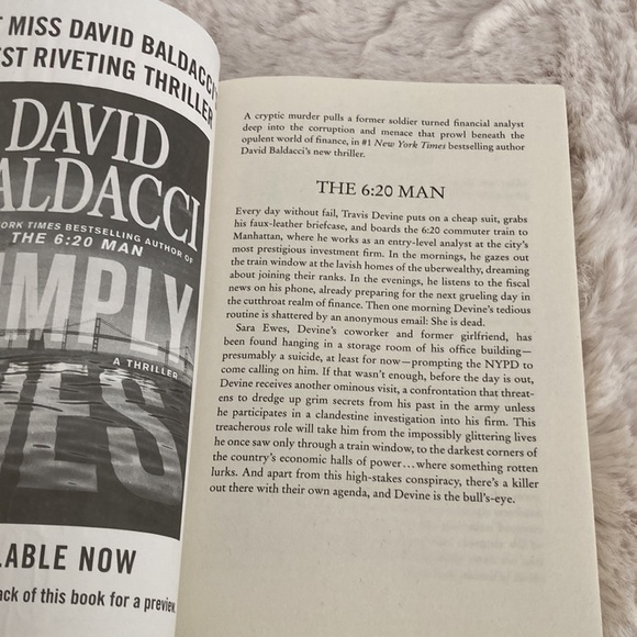 📚 DAVID BALDACCI “The 6:20 man.” - Picture 5 of 6